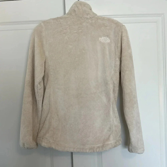 The North Face Osito 1/4 Zip Pullover - Women's Size XS White Dune (Ivory/Cream) - Picture 3 of 9